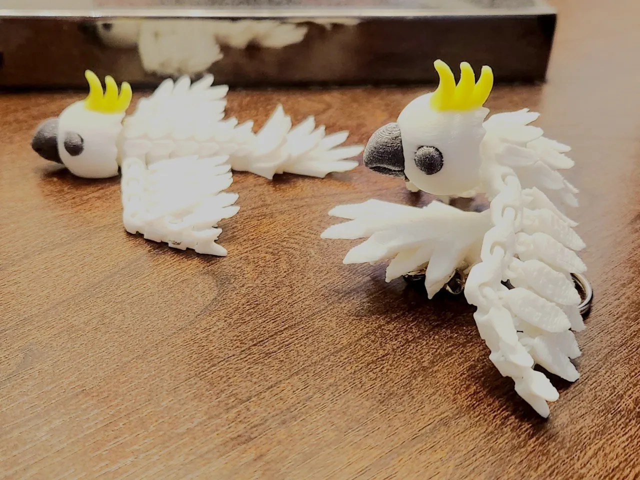 Pocket Pet - Flexi Baby Cockatoo & Keychain view 2
