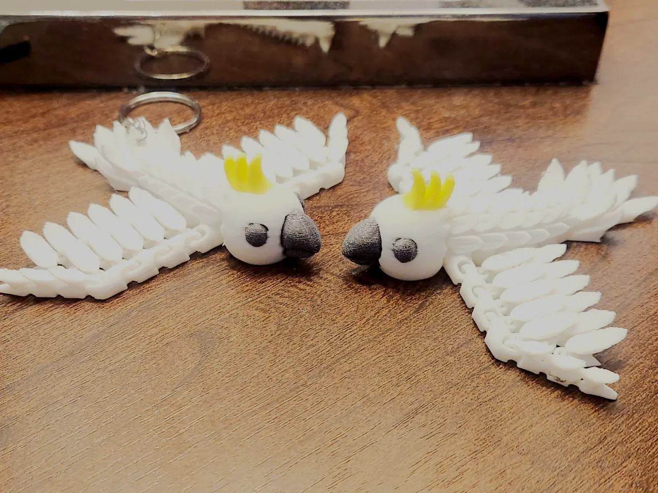 Pocket Pet - Flexi Baby Cockatoo & Keychain view 4