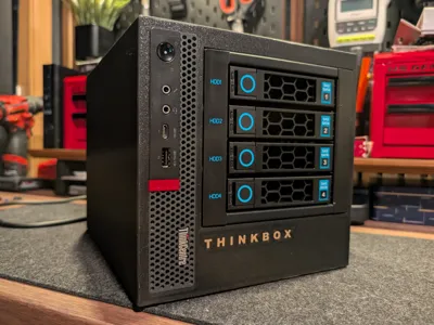 ThinkBox V2 - A Custom 4-Bay SATA/SAS HDD NAS