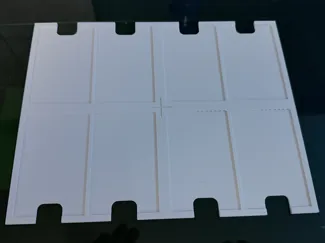 Metal Business Card Laser Jig