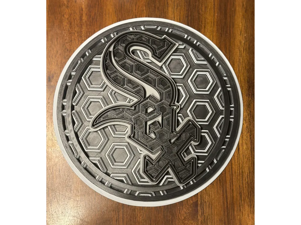 Chicago White Sox Dimensional Mosaic - Free 3D Print Model - MakerWorld