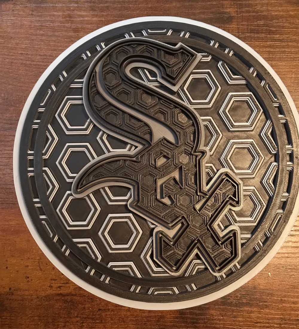 Chicago White Sox Dimensional Mosaic - Free 3D Print Model - MakerWorld