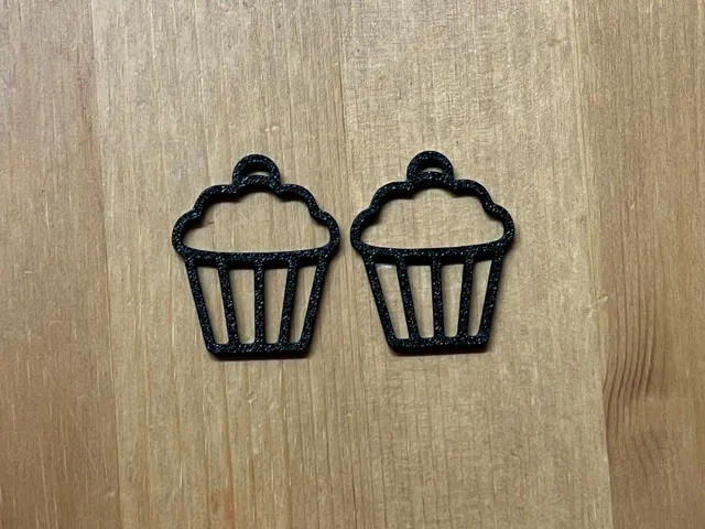 cupcake earrings