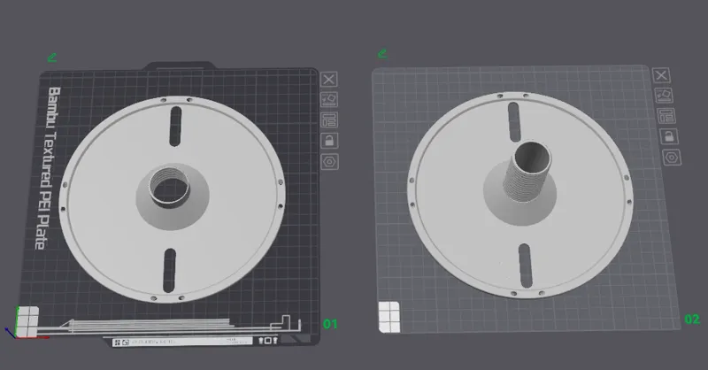 All Filament sizes spool adapter