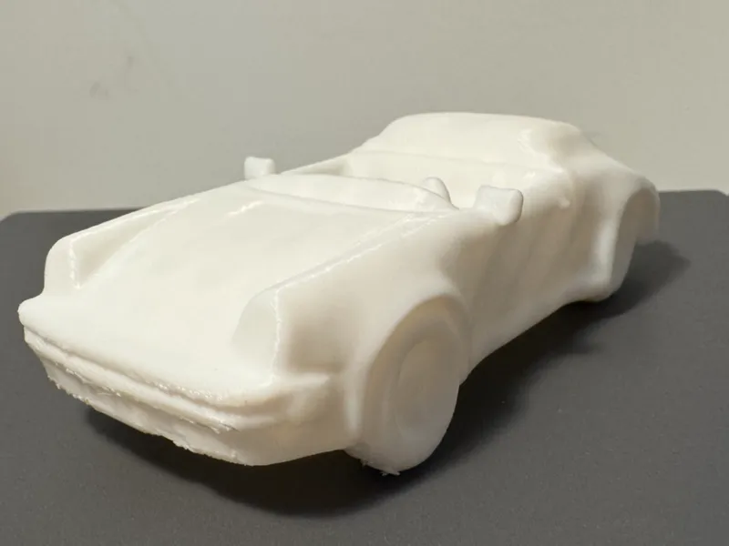 Car model of Porsche Carrera 911