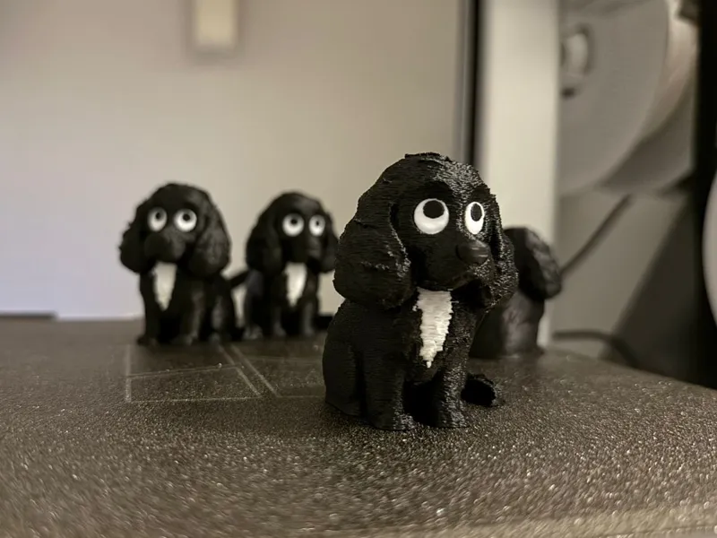 Perro Cocker Tierno - Llavero