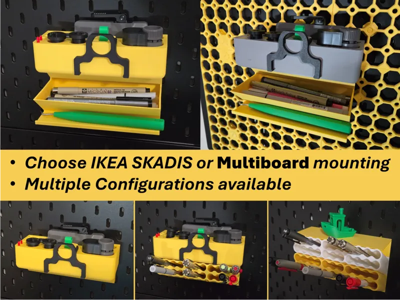 H2 Series Cutting Module Wall Mount Storage Bin