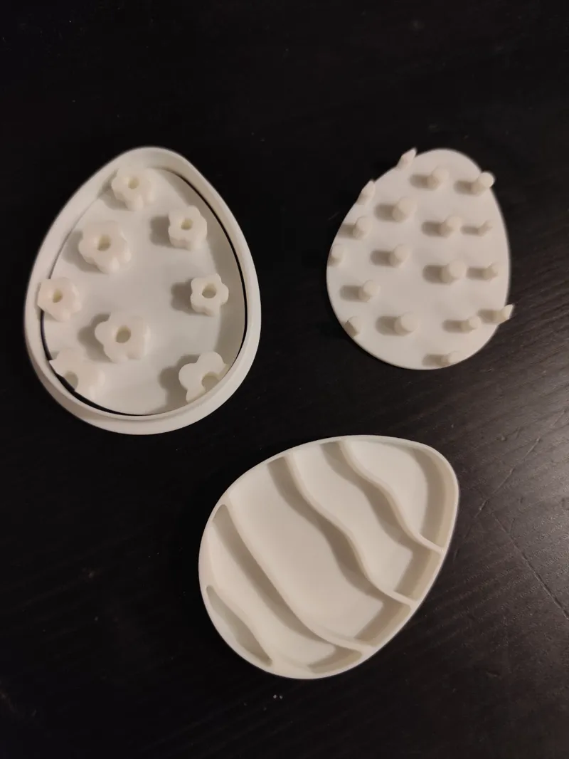 Easter egg cookie cutter set