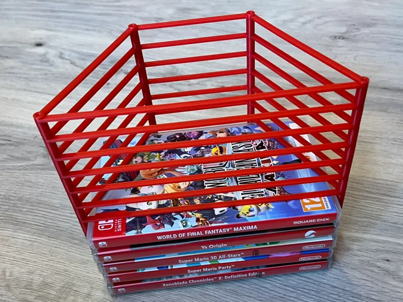 Nintendo Switch game case stacking storage