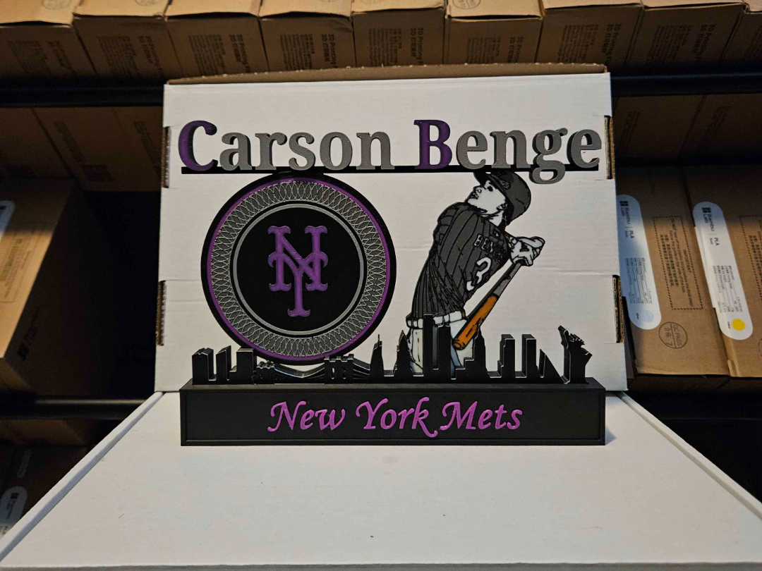 MLB - New York Mets Carson Benge Display