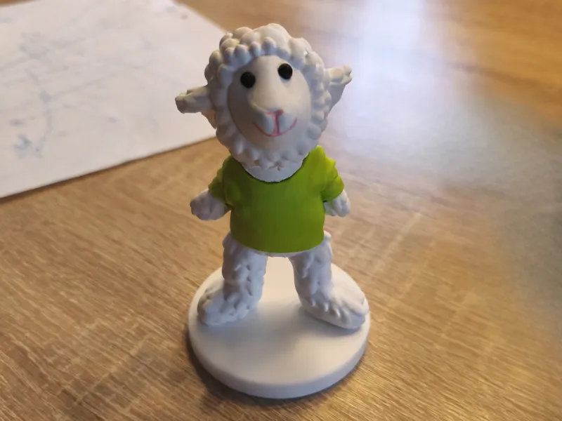 Cute Sheep Figurine