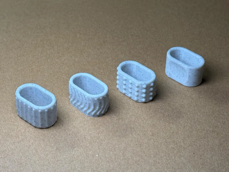Sensory fidgets to occupy hands and calm down.