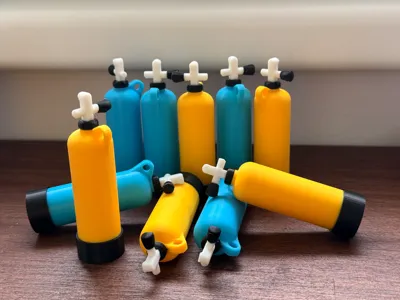 Scuba Tank Keychain-The Ultimate Diver’s Accessory