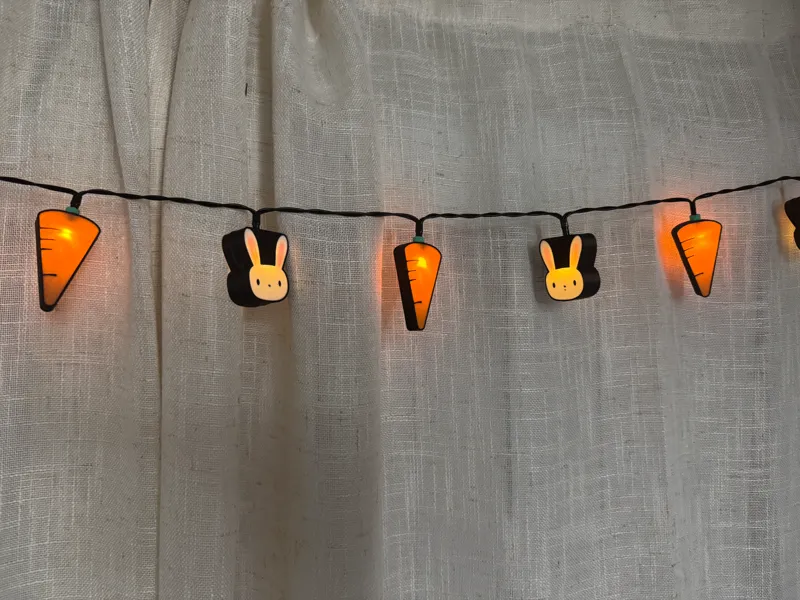 Easter string lights