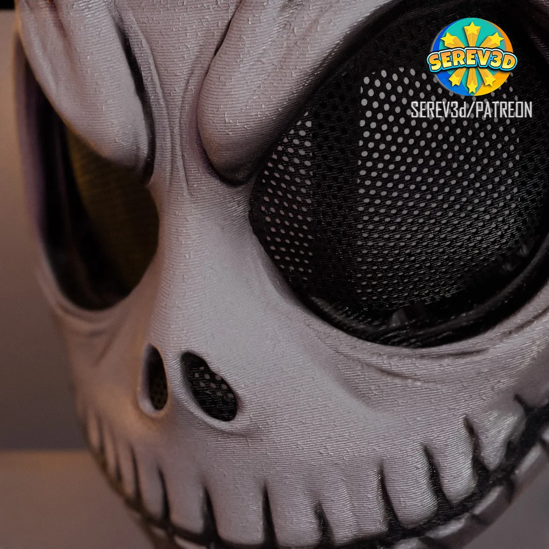 Mask-Jack Skellington Nightmare Christmas-SEREV3d view 2