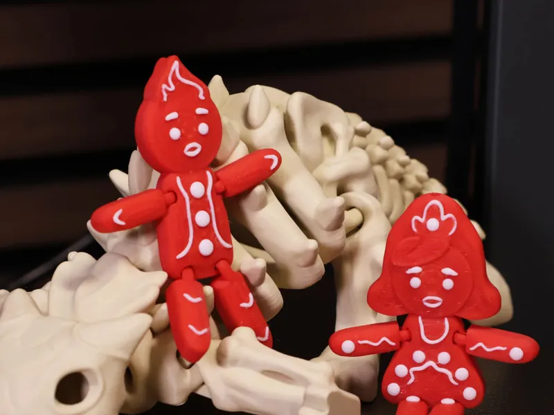 Flexi Lebkuchen Mann und Frau als Weihnachten Deko