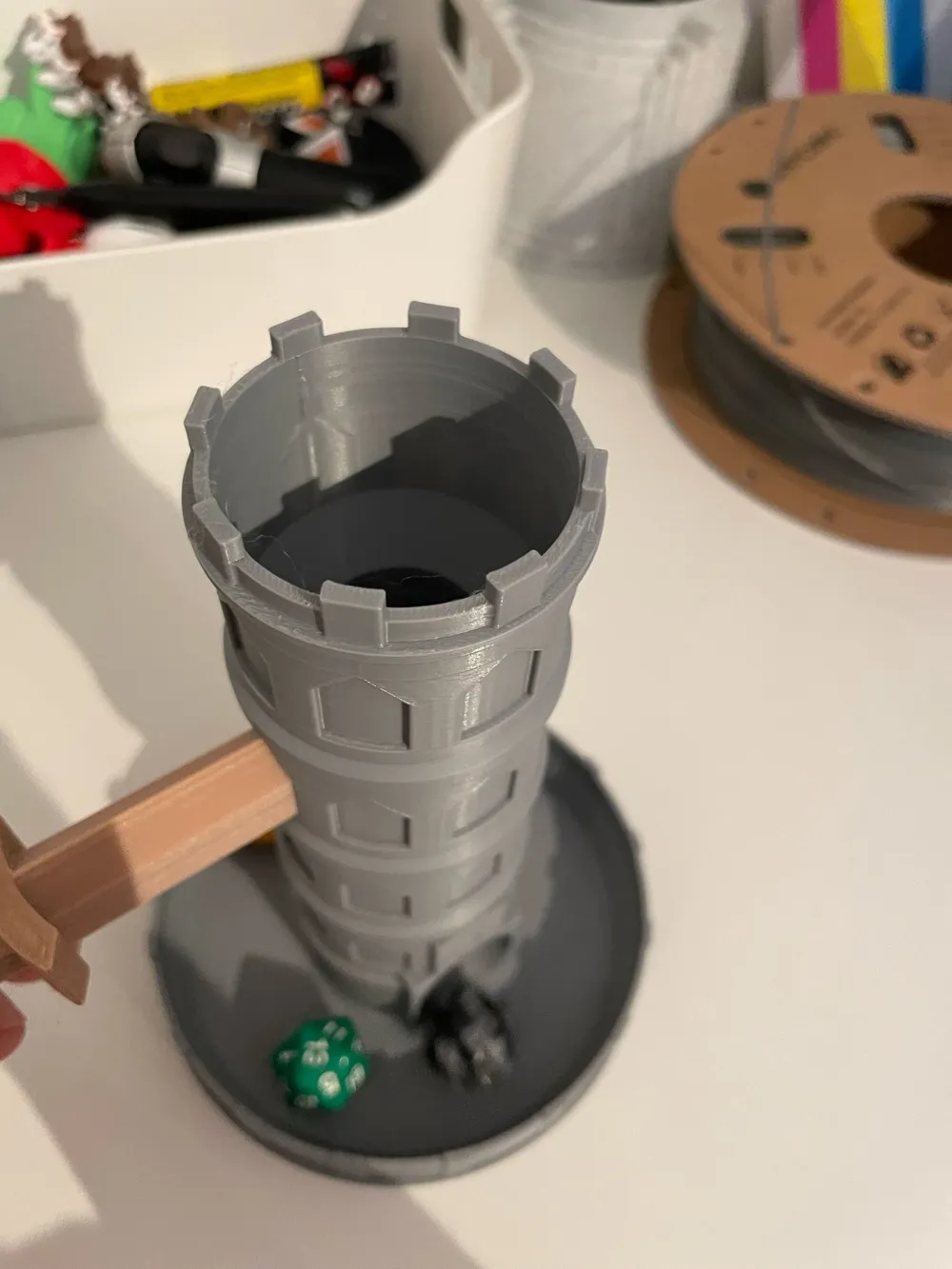 Dice Tower with Drop Mechanism by FelixS MakerWorld: Download Free 3D ...