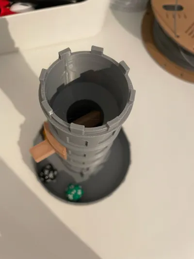 Dice Tower with Drop Mechanism by FelixS MakerWorld: Download Free 3D ...