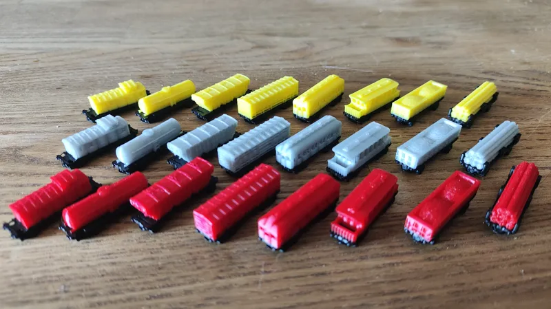 Ticket To Ride - train cars