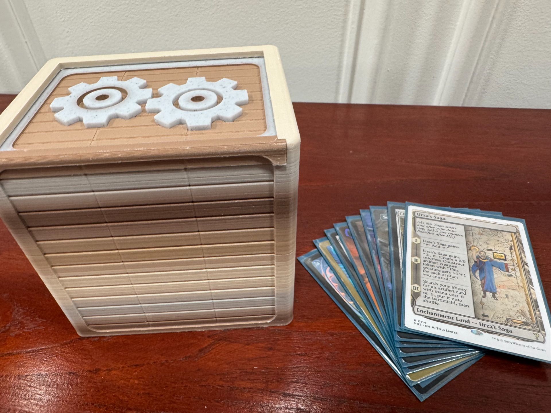 Commander Deck Box with Magic Set Icons