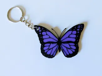 Butterfly keychain
