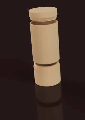 container with thread - envase con rosca
