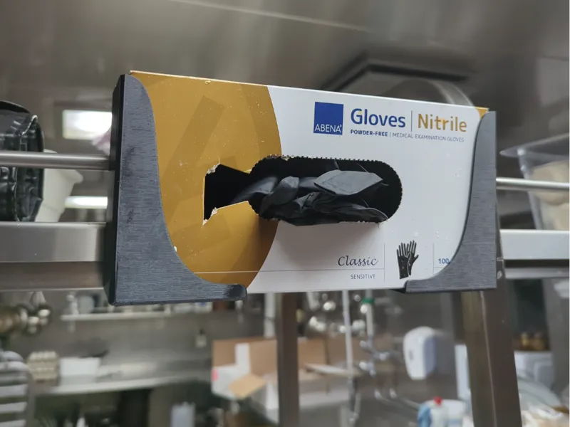 Variable Width Glove Box Holder