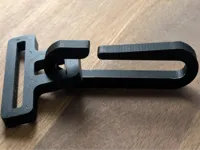2x clip and strap fastener