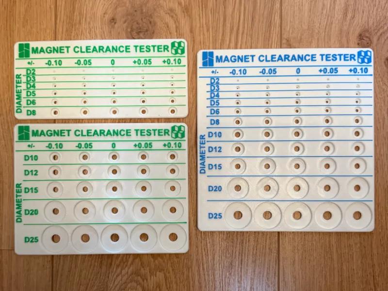 Magnet Clearance Tester (All MakerWorld Sizes)