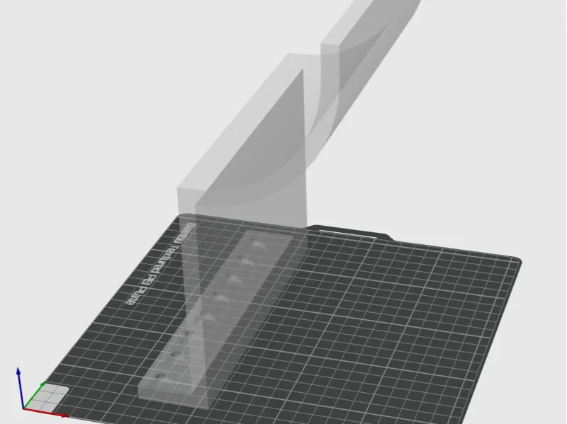 STM chamber part w/ support