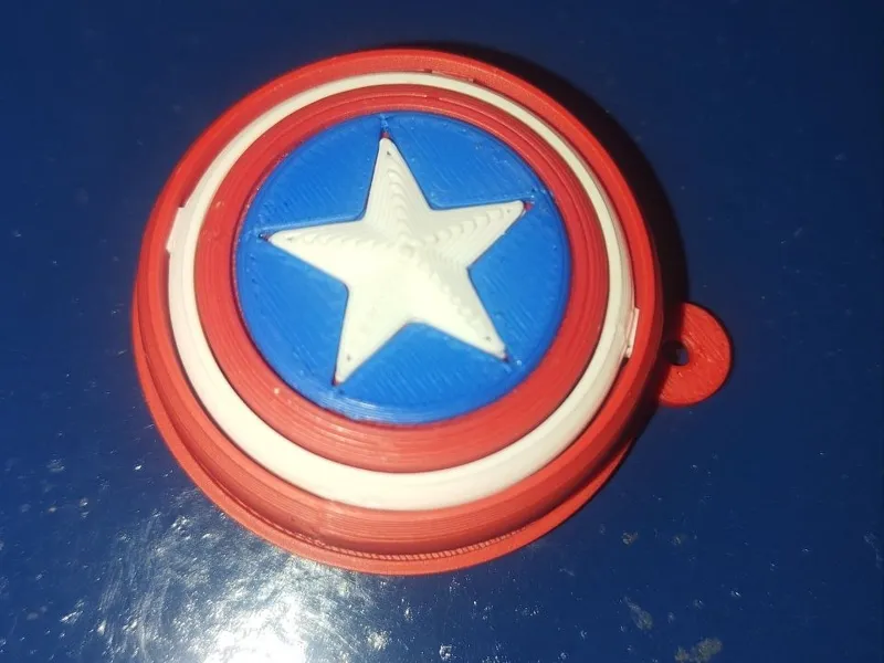 chaveiro spinner capitão america