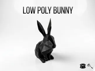 Low poly cute bunny 