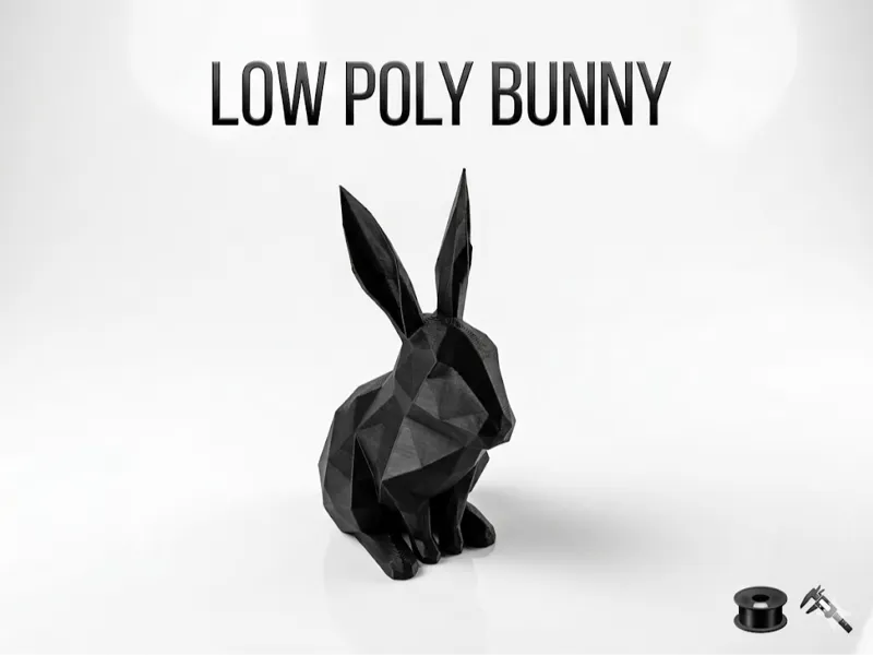 Low poly cute bunny 