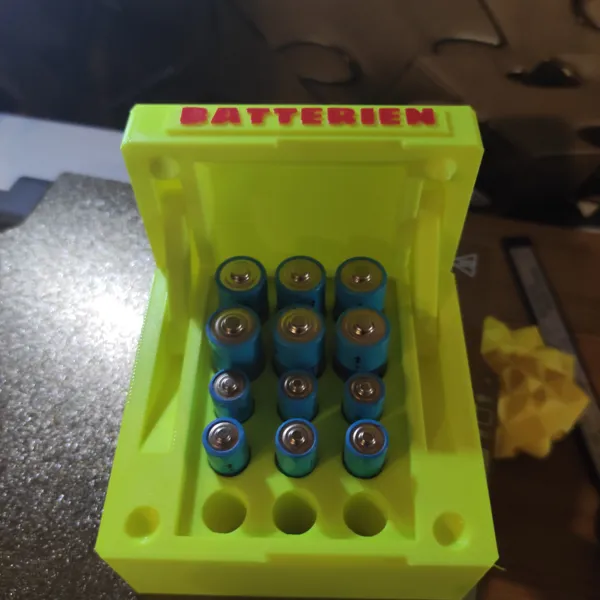 Boîte de rangement pour batterie