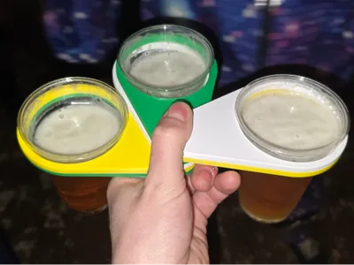 Foldable Beerholder/Cupholder