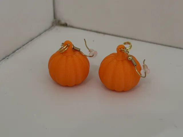 Pumpkin earrings