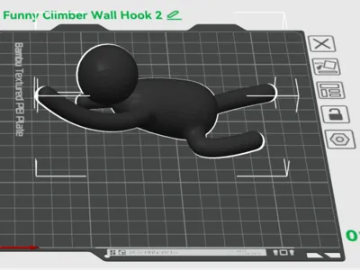 Funny Climber Wall Hook 2