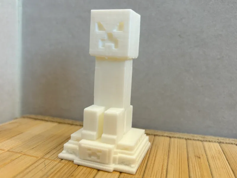 Minecraft Rook Chess Piece – Creeper