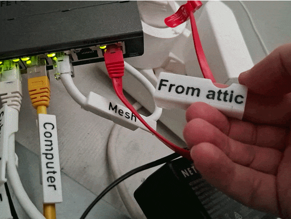 Customizable Cable Marker Clip for Flat Cables