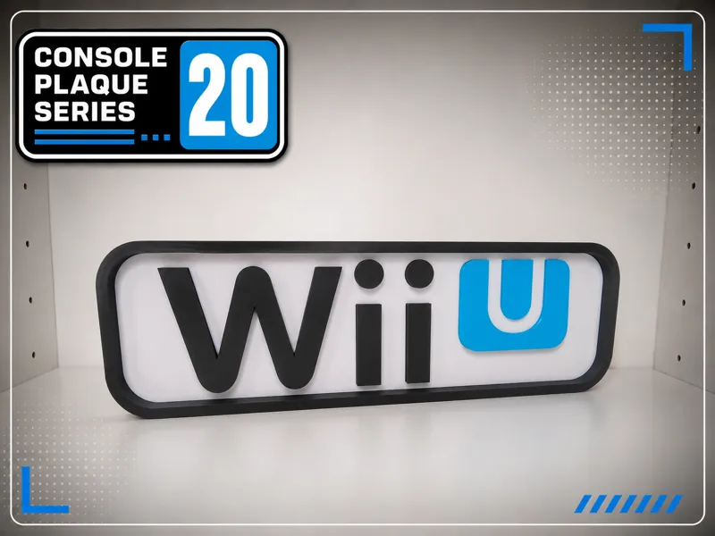 Console Logo Plaque - Nintendo Wii U