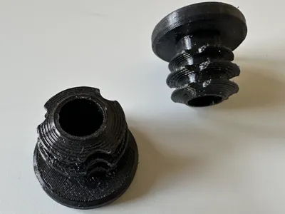 Peace Sign Handlebar Endcaps