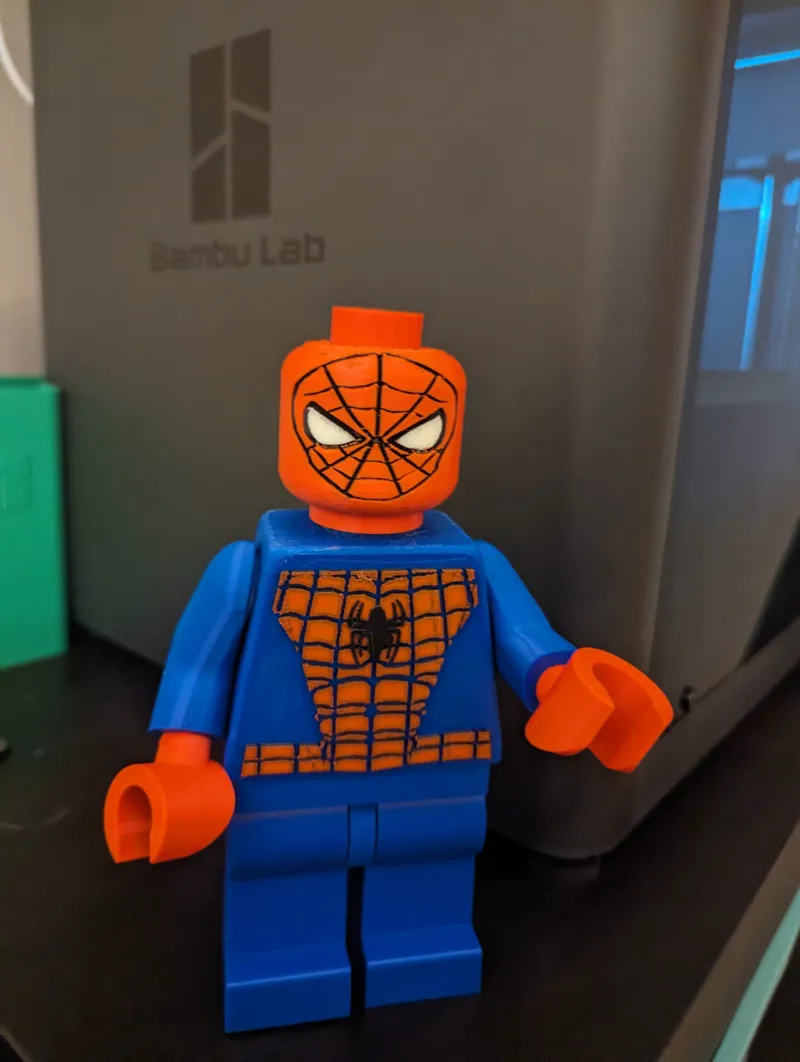 Spiderman Brick Character 
