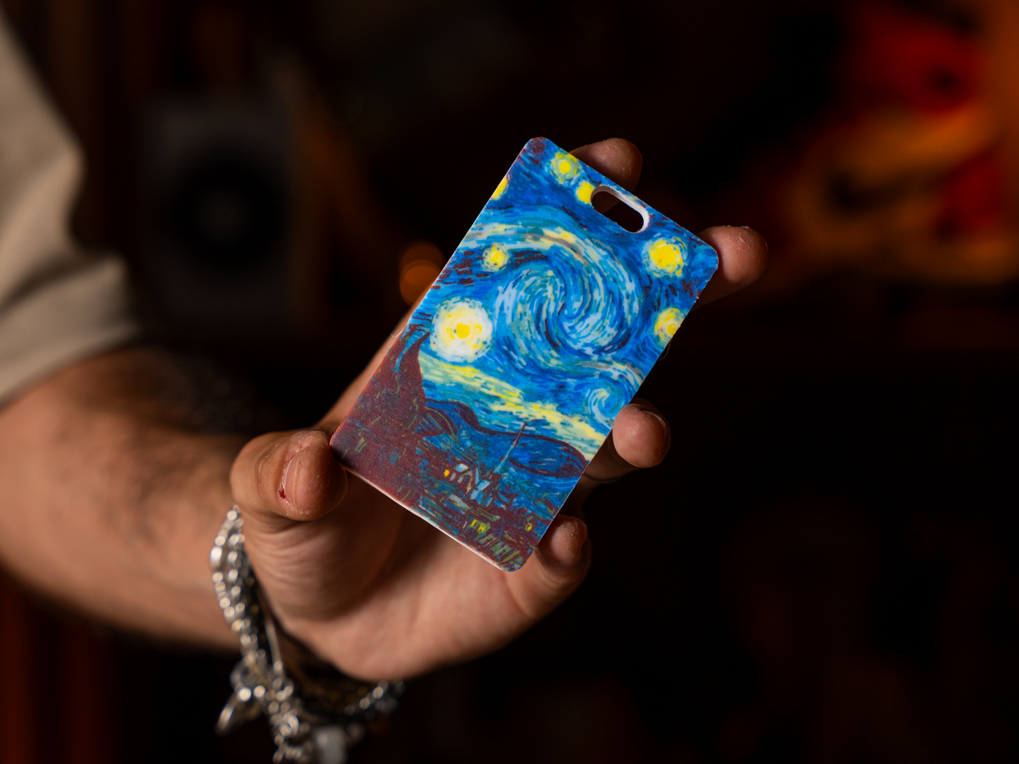 Wearable Art Badge Holders: 4 Famous Paintings - 1