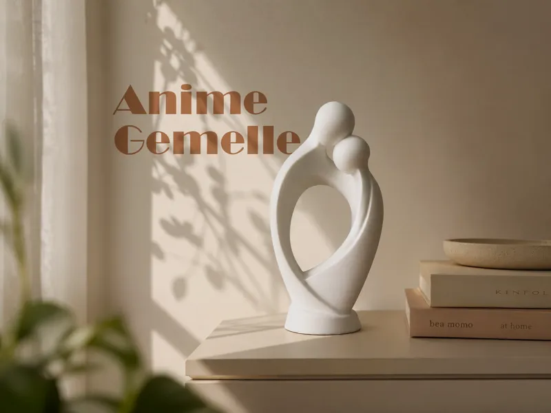 Anime Gemelle | Modern Love Sculpture