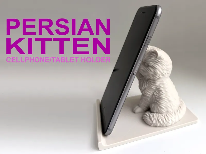 Persian Kitten Cat Cellphone/Tablet Holder