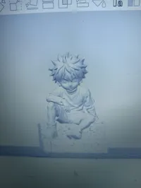 0.2mm layer, 2 walls, 15% infill hunter x hunter ( killua )