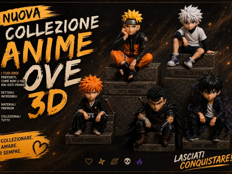 collezione da 5 anime( seduti)