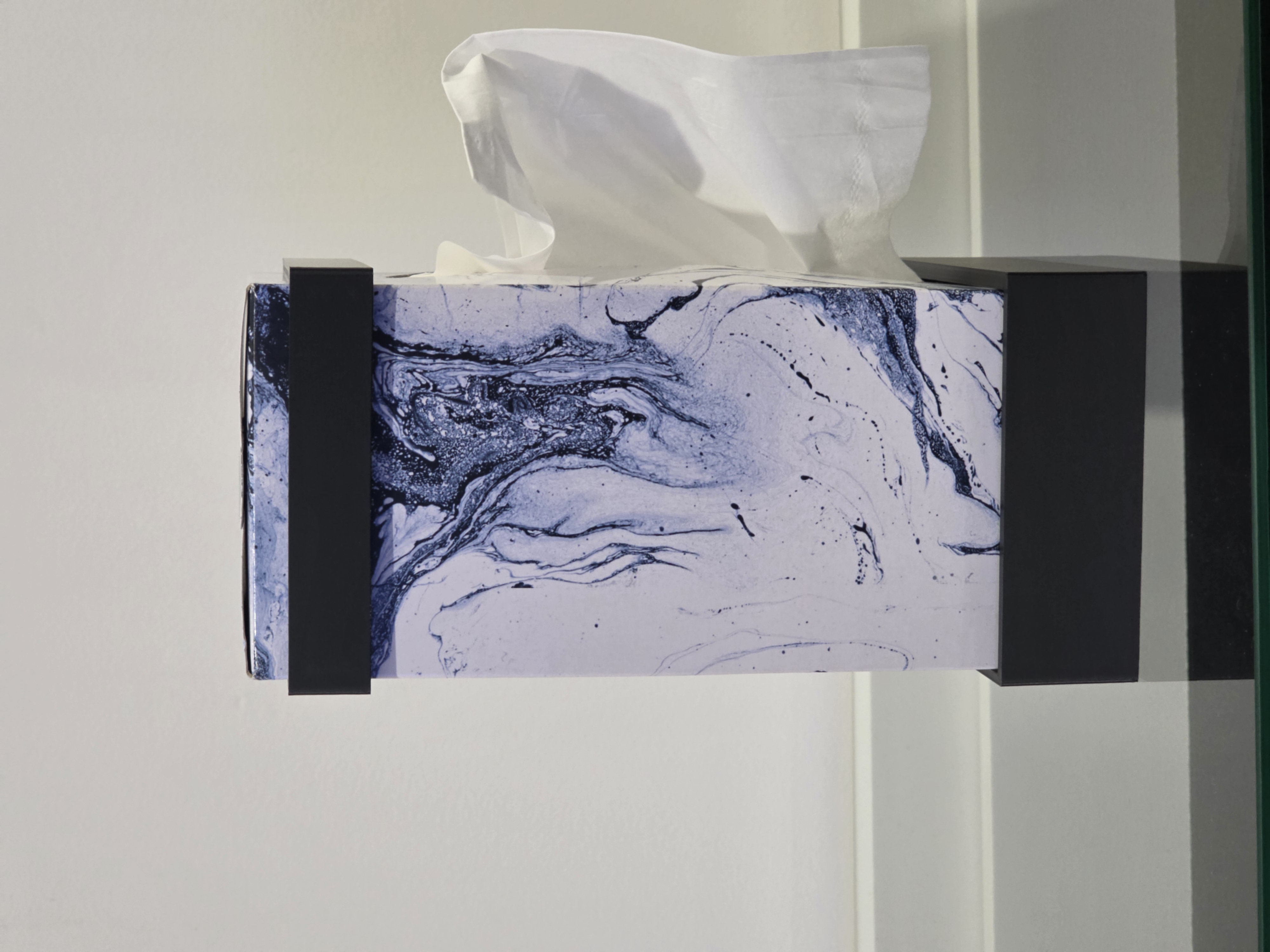 Australia Coles tissue box vertical mount 1 plate P2S