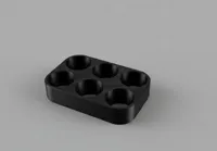 Without Bottom Layer -Fast 0.28mm layer, 2 walls, 10% infill