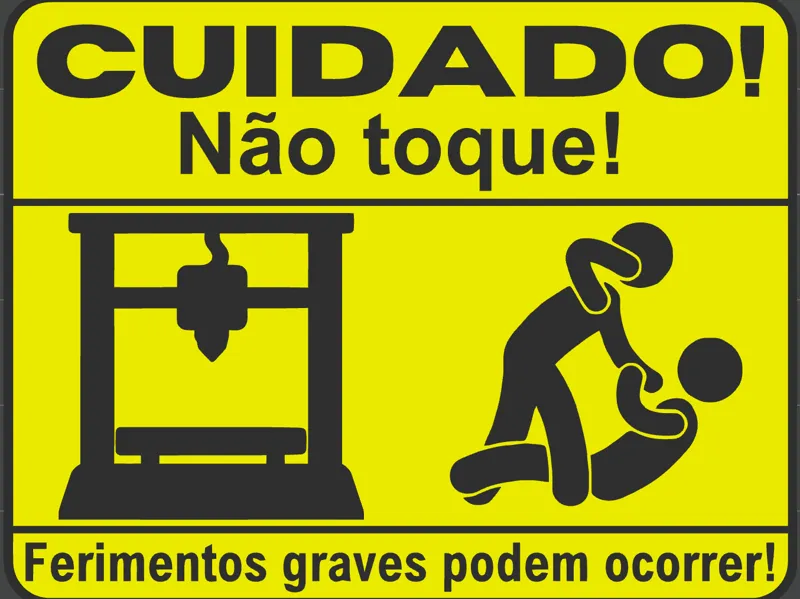 Não toque na minha impressora!